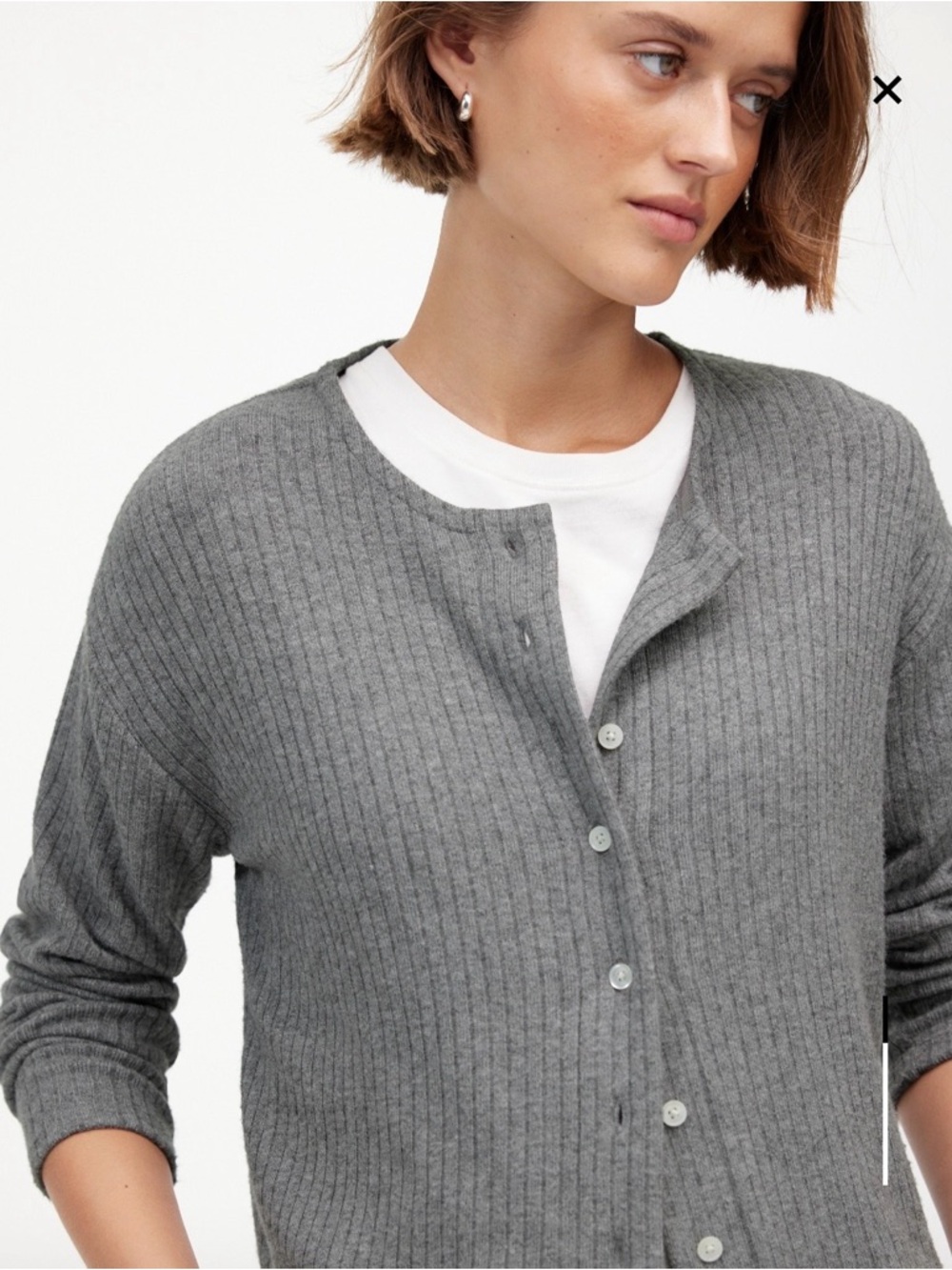 Madewell Relaxed Button Front Cardigan